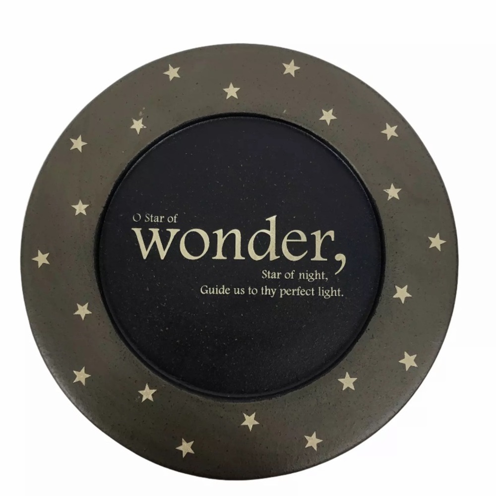 The Hearthside Collection "O Star of Wonder" Christmas Plate